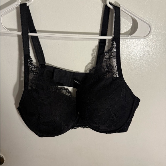 Torrid Black Lace push up plunge Bra - Picture 1 of 6